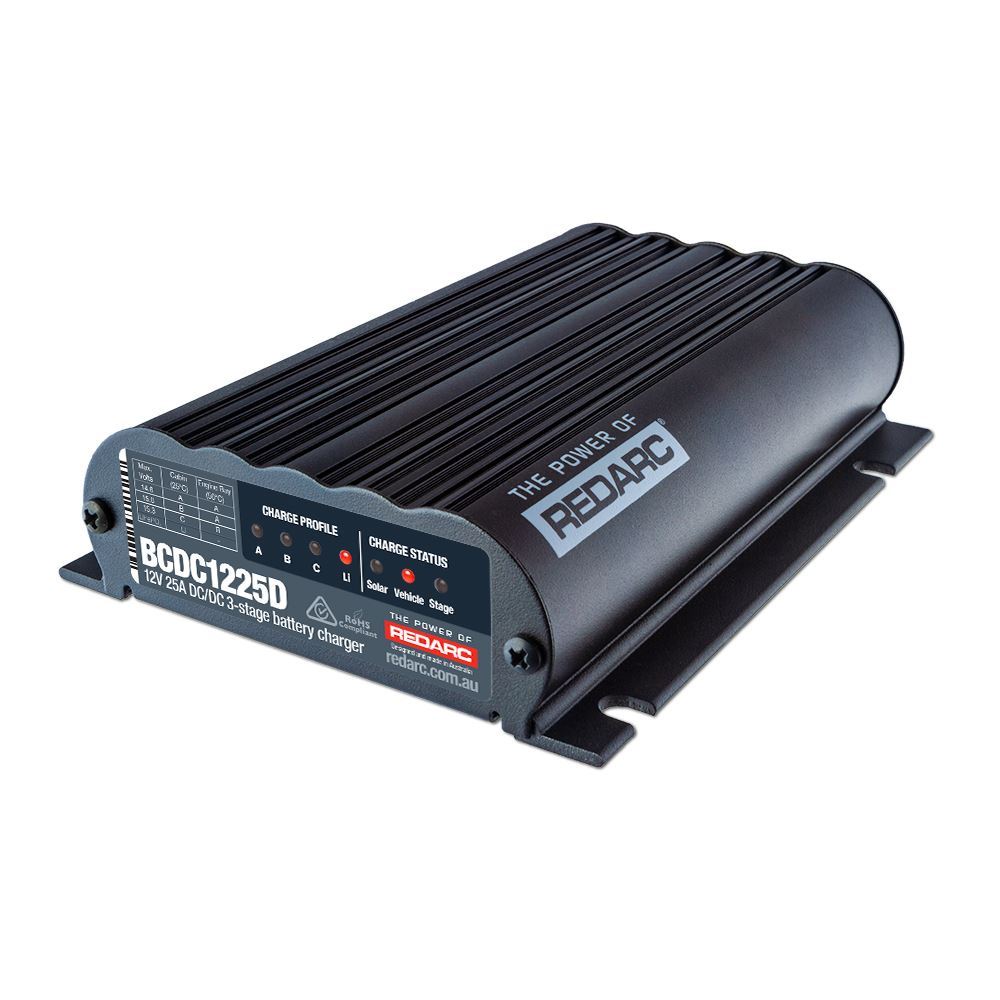 DUAL INPUT 25A IN-VEHICLE DC BATTERY CHARGER